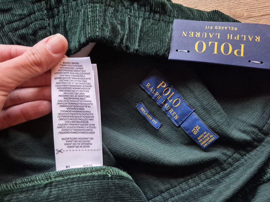 Spodnie Sztruksowe Męskie Ralph Lauren XL