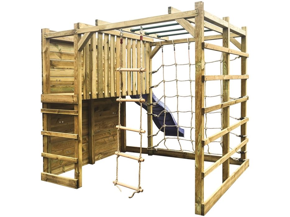 Plac zabaw Ninja Box Kama - 367 x 463 cm, wys. 210 cm