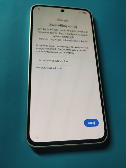 Samsung Galaxy a36 5g z przeznaczeniem na części