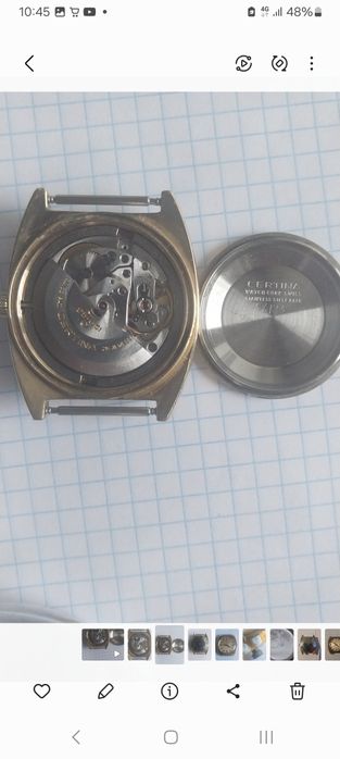 Продам винтажные часы Certina.