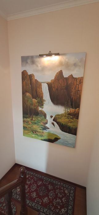 Quadro decorativo com iluminação