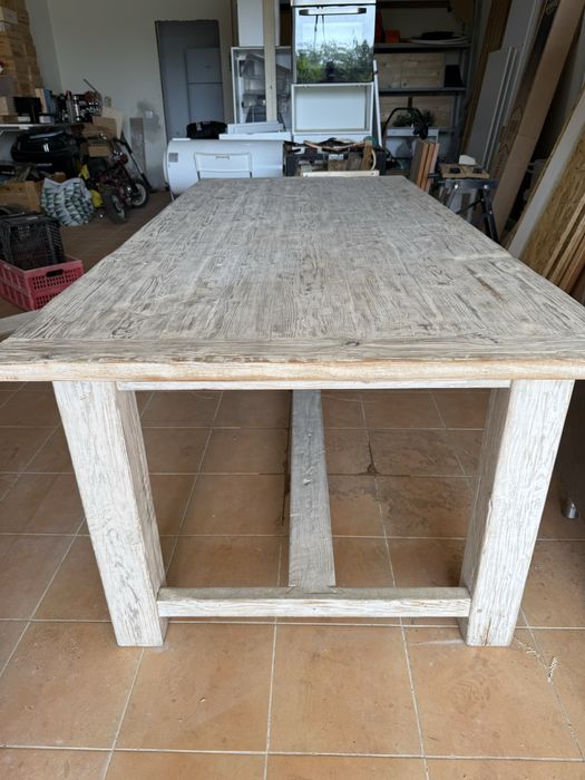 Mesa madeira maciça 2,20x1,00