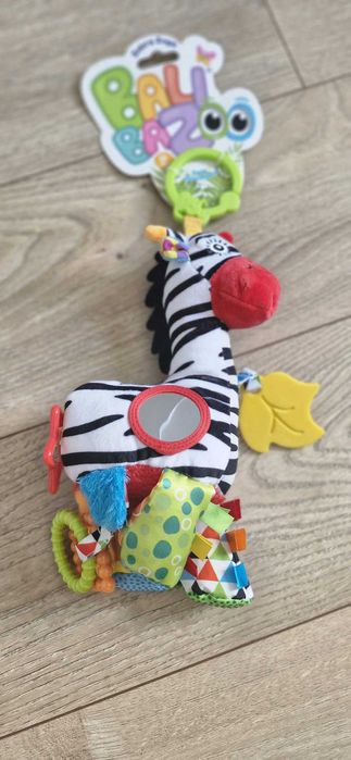 Balibazoo Zebra Zoya – zawieszka sensoryczna do wózka/fotelika