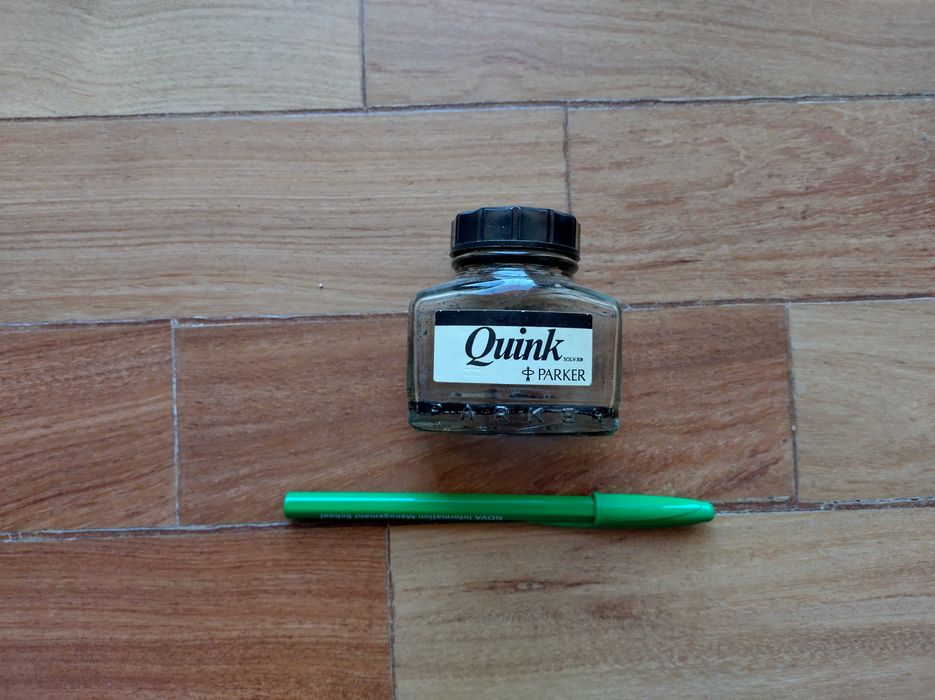 Tinteiro Parker Quinck preto - 57cc