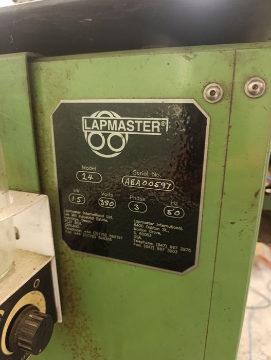 Docieraczka Lapmaster 24 szlifierka na płasko