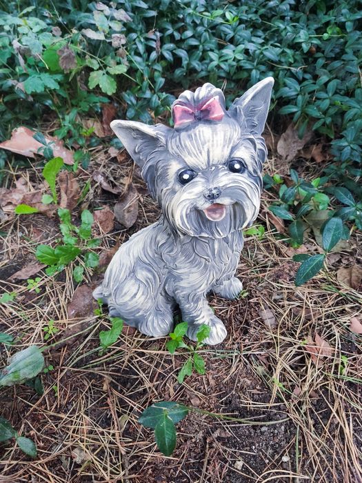Figur pieska york yorka betonowa figura okazja