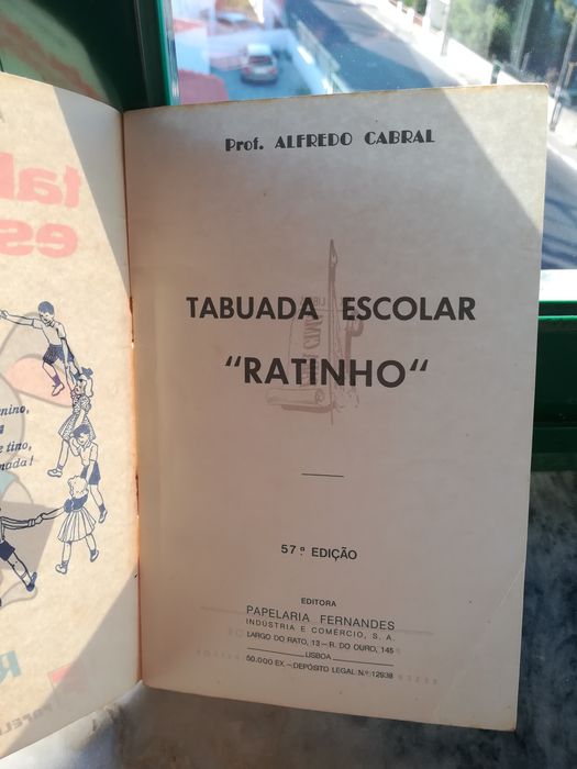 Tabuada Ratinho escolar