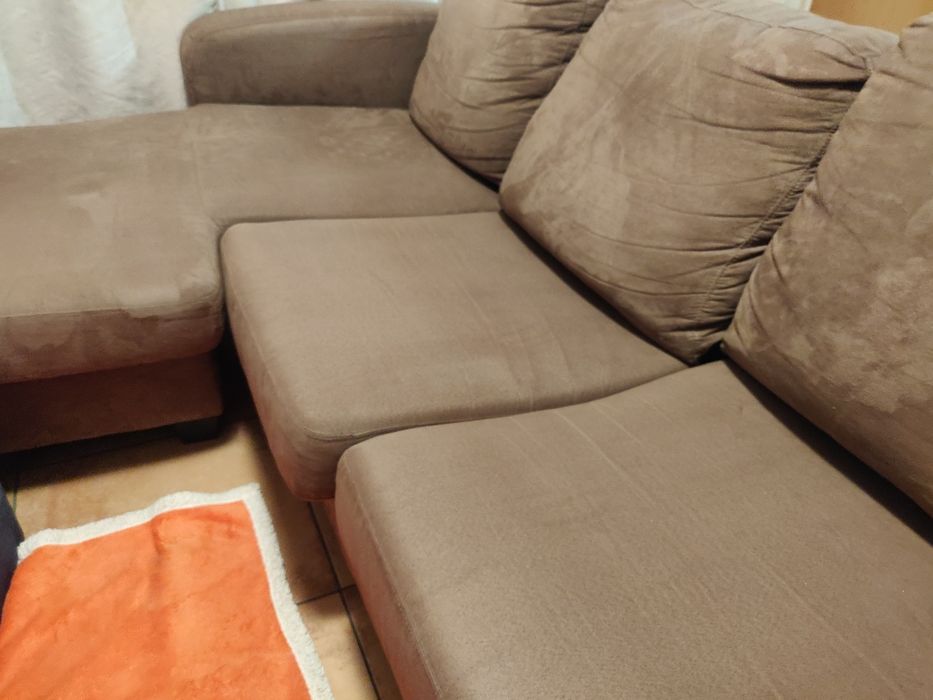 Sofá de sala com chaise long novo