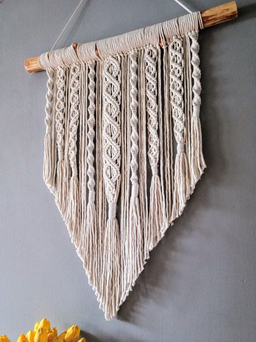 Makrama duża Boho Home dekoracja ślubna