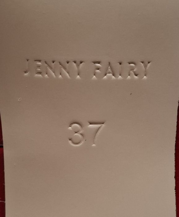 Czerwone buty na obcasie, Jenny Fairy, 37