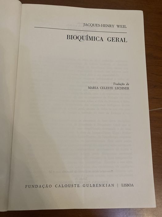 Livro de Bioquímica Geral