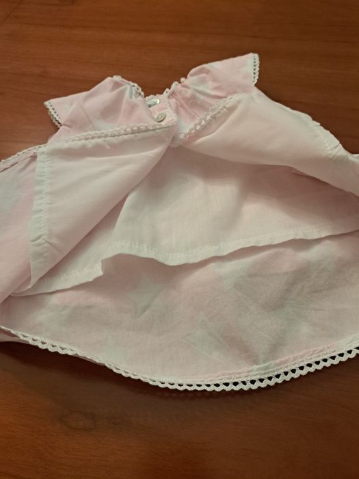 2 vestidos de menina T. 3 meses - 100% Algodão  das marcas Vertbaudet