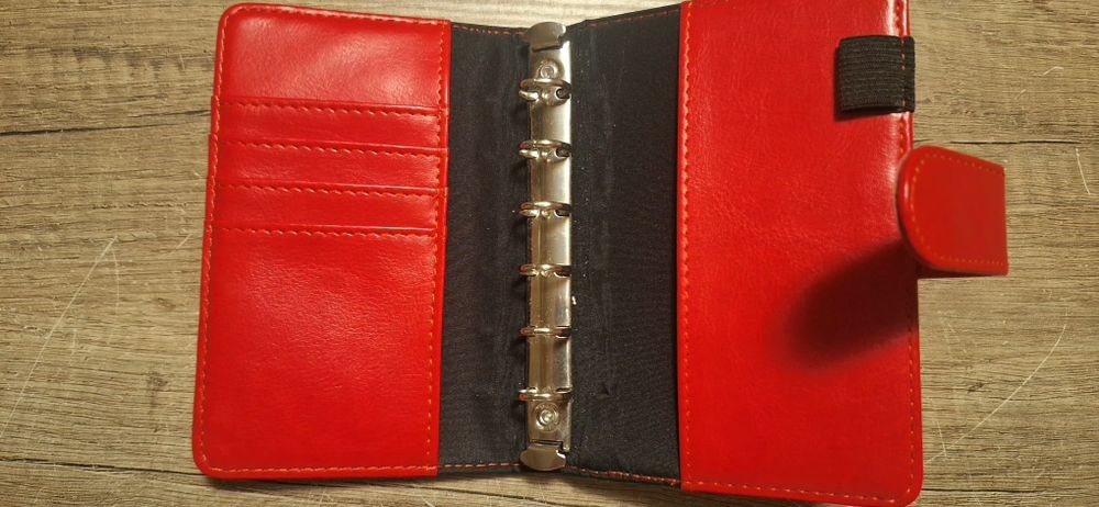 Mini organizer czerwony