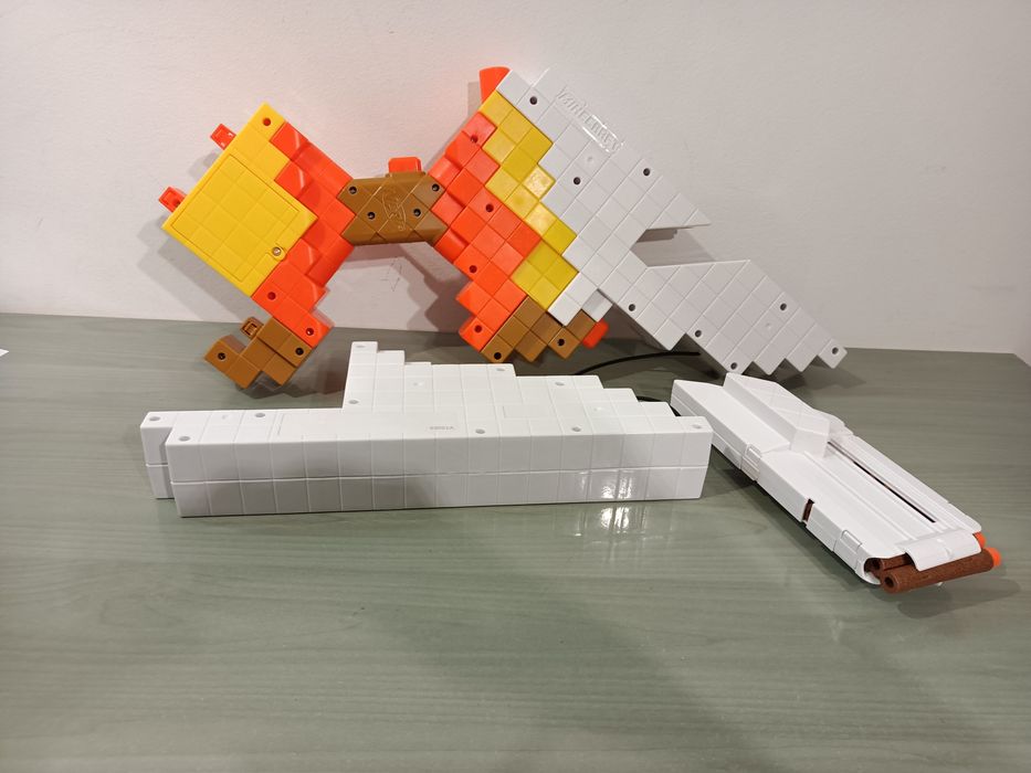 Nerf Minecraft wyrzutnia kusza zabawka dla dzieci