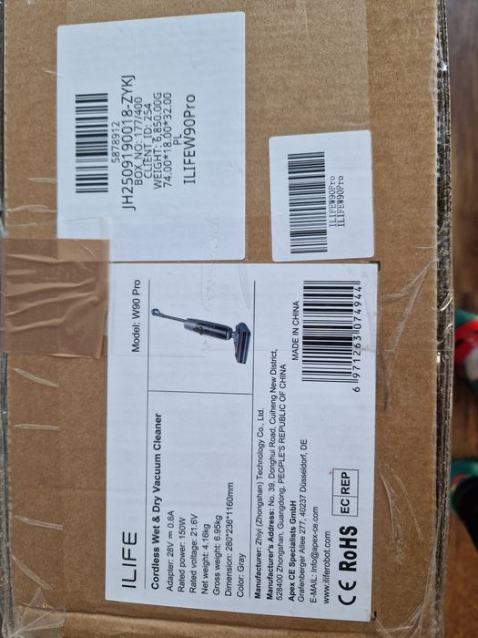 Odkurzacz pionowy mop ilife w90 pro w90