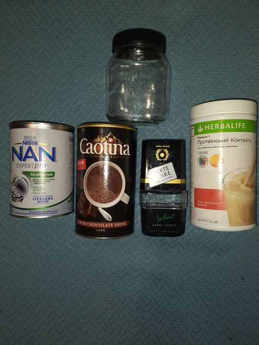 Банки ёмкости для хранения с крышками