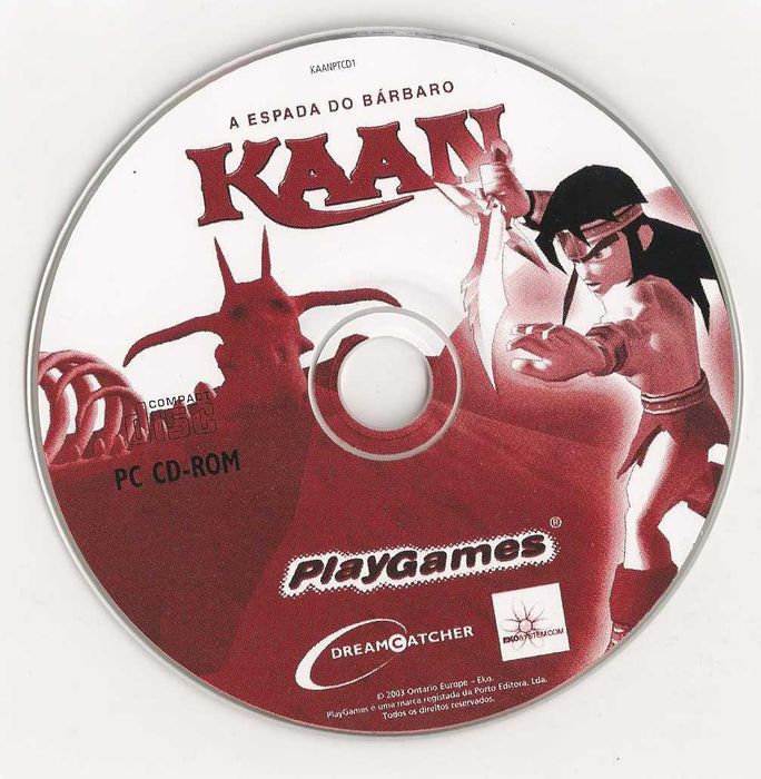Kaan A Espada Do Bárbaro PC CD-ROM Retro