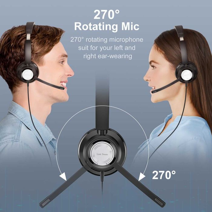 Link Dream H365 Zestaw słuchawkowy USB z mikrofonem Call Center