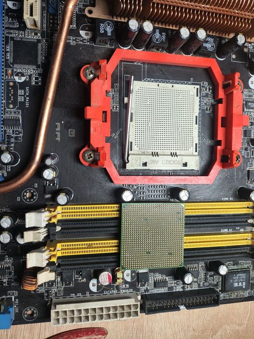 Материнська плата Asus M2N-E (Socket AM2,не робоча) + процесор Athlon 64 X2