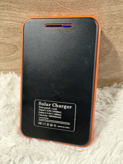 Solarny powerbanka 100000mAh