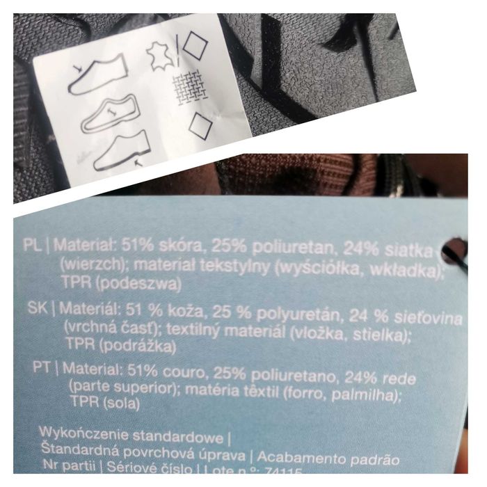 Nowe buty trekkingowe 42 buty Seven for Seven skórzane elementy