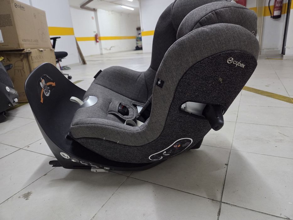 Cadeira auto Cybex c/ base rotativa 360⁰