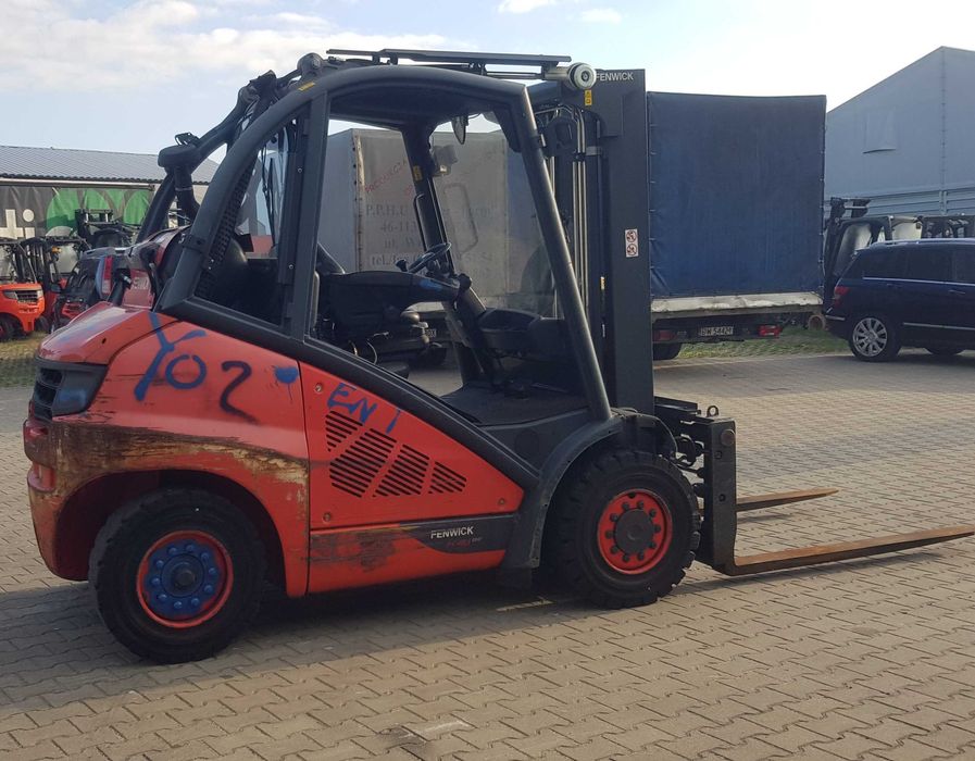 Linde H40T EVO wózek widłowy H45 , H50 , pozycjoner wideł KAUP
