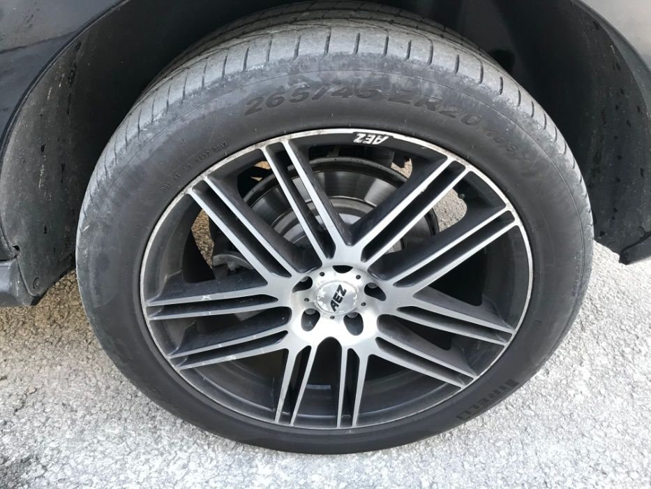 Jantes AEZ 5 x 112 20 polegadas MERCEDES AUDi VW com pneus
