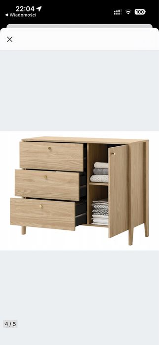 Komoda z szufladami SNUGLY