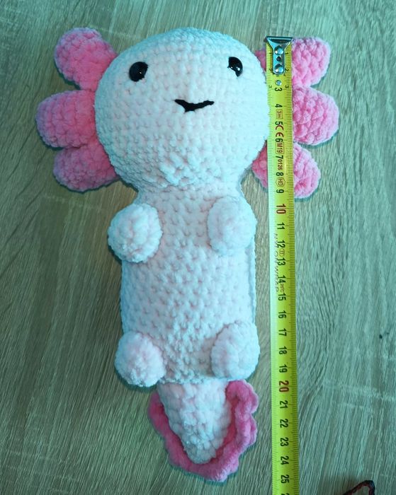 Axolotl na szydełku