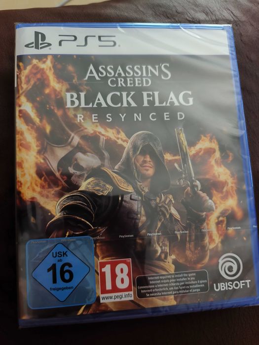 Assassin's Creed Black Flag Resynced PS5 (jogo novo e selado)