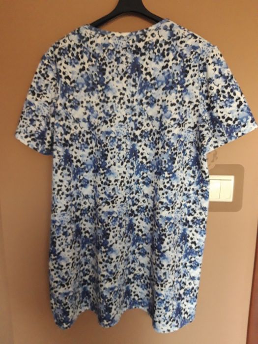 Dłuższa trapezowa bluzka tunika rozmiar 48/50/52 6XL