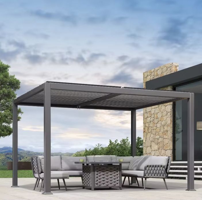 Altana ogrodowa pergola aluminiowa do ogrodu 3x4 300x400