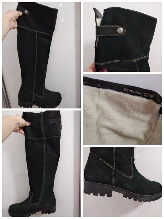 Sale! Сапожки черевики Rieker Remonte натур шкіра осінь зима