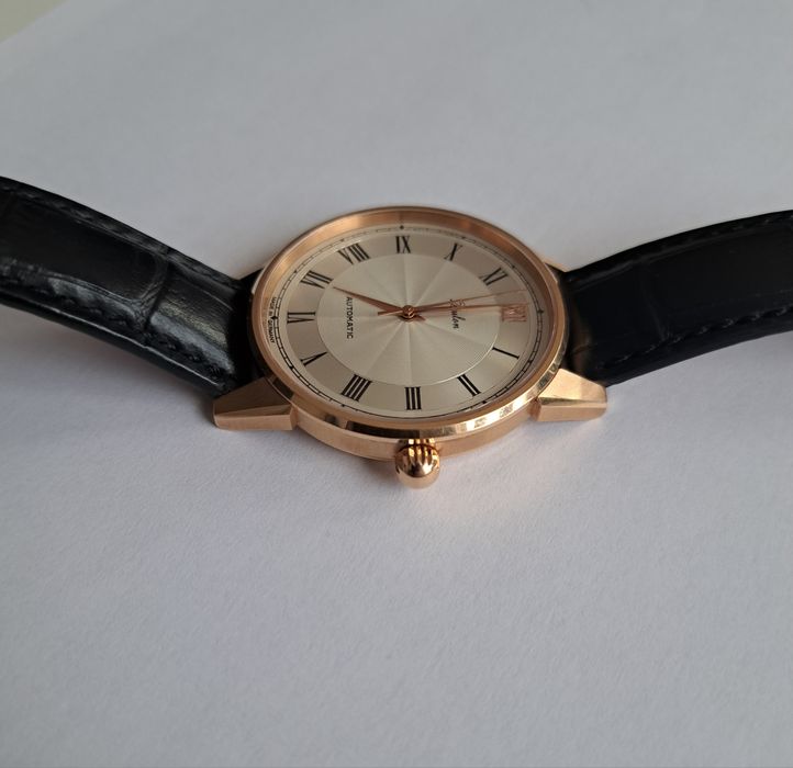 Zegarek Dulon zloty 18k breitling longines iwc Omega zenith