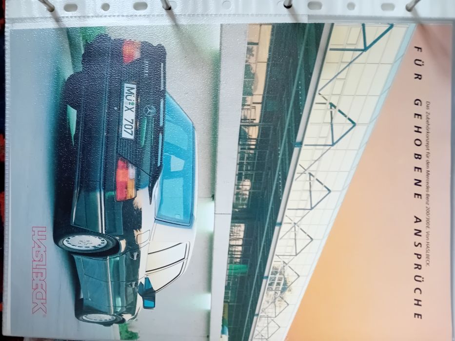 Prospekt Haslbeck Mercedes W124