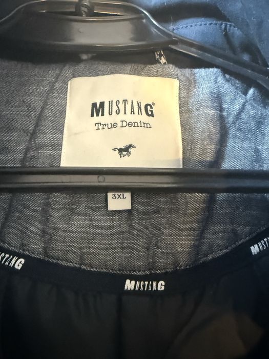 Kurtka męska zimowa parka Mustang Granatowa