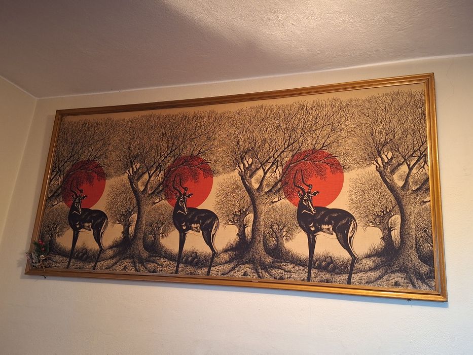 Quadro Capulana Palanca Negra
