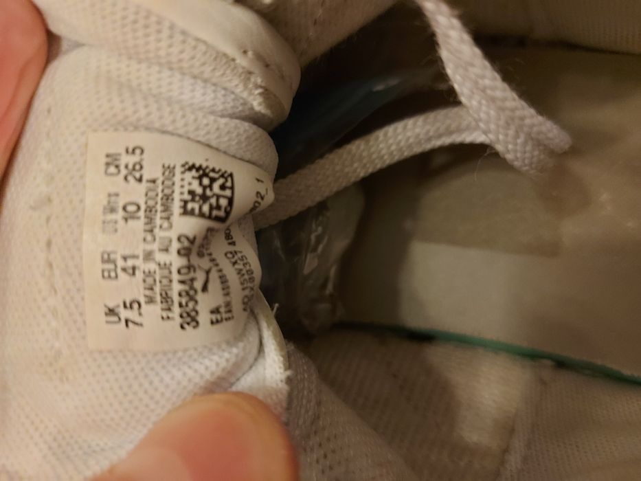 Buty skórzane sportowe PUMA, rozm 41, białe