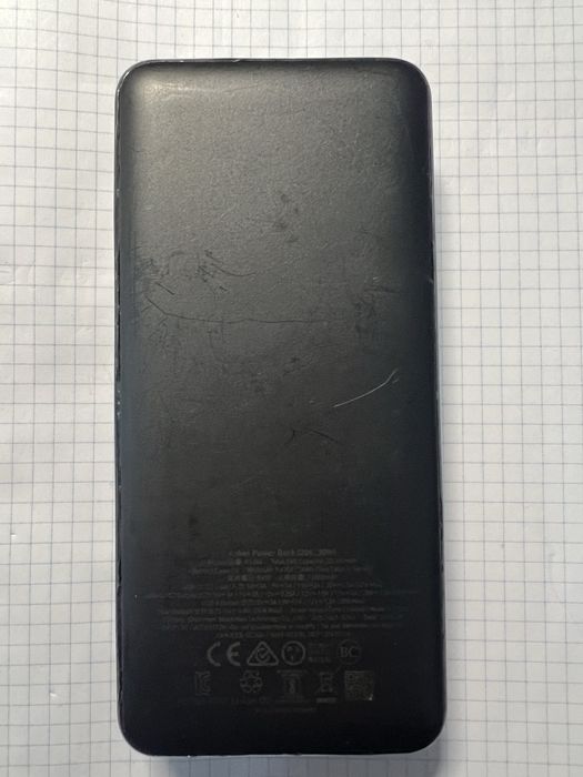 Повербанк Anker Power Bank 20,000mAh (30W) – Модель A1384