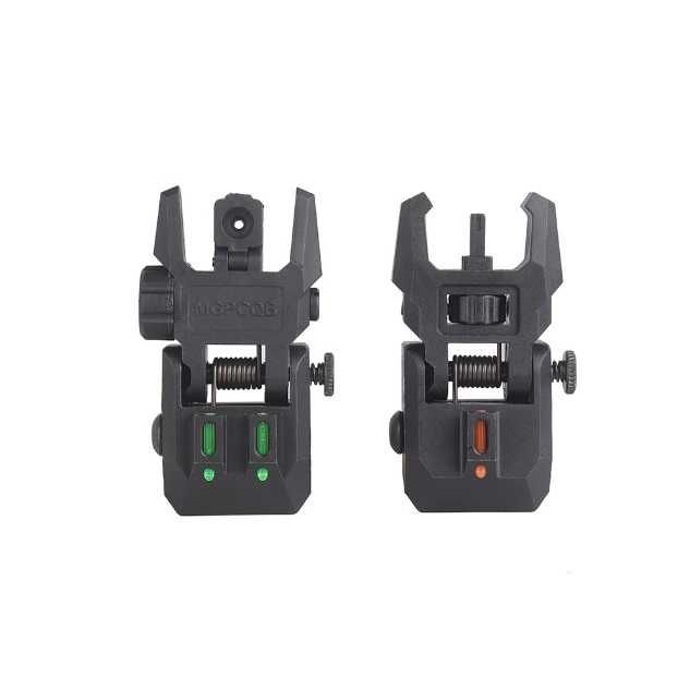 Відкидний цілик і мушка MGPCQB Back-up Sight з оптичним підсвічуванням