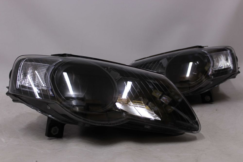 Lampy reflektory przednie przód VW PASSAT B6 05-10 BLACK SMOKE Czarne
