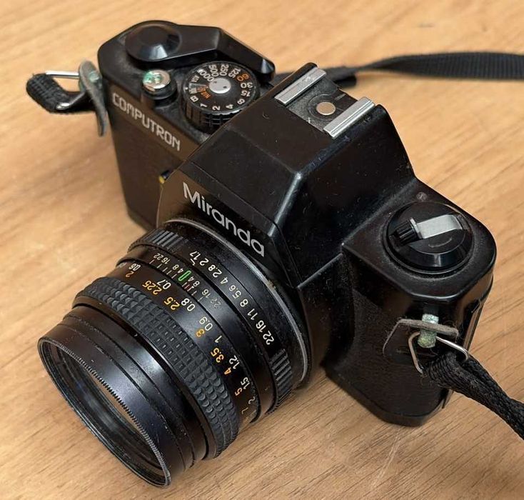 Maquina fotografica antiga a funcionar, Miranda