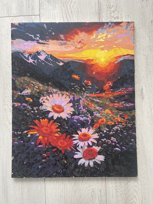 Готовые картины по номерам