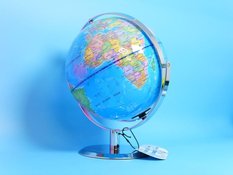 Вращающийся глобус мира VEVOR с подставкой 330,2 мм Учебный географиче