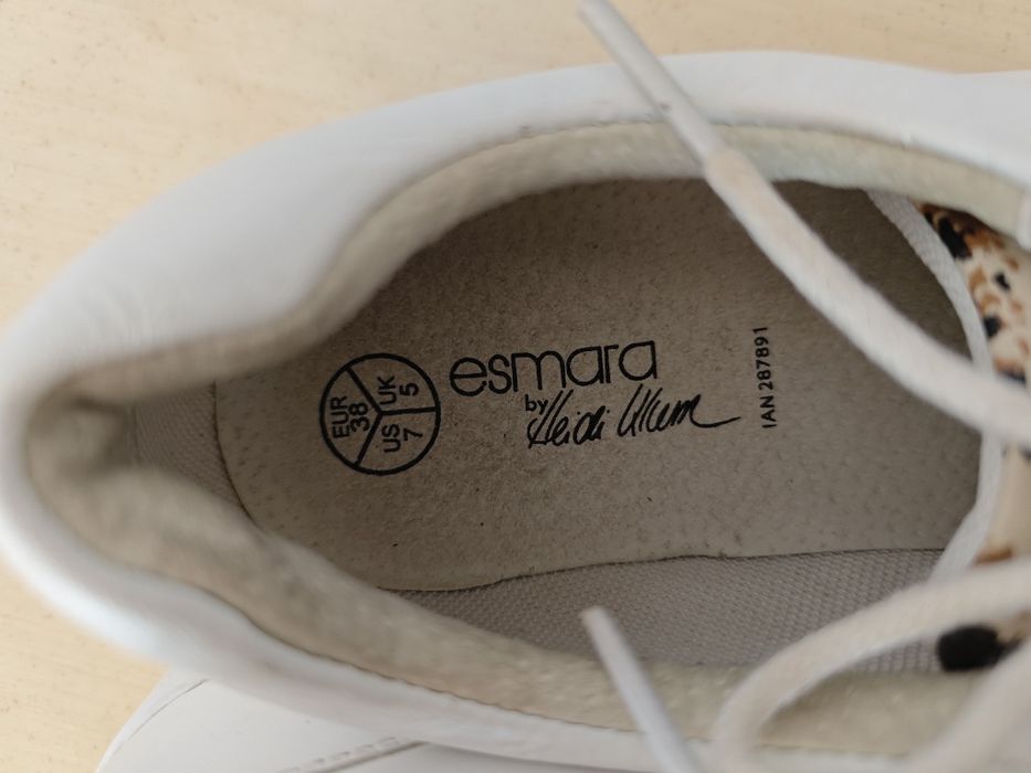 Sneakersy skórzane buty Esmara r.38