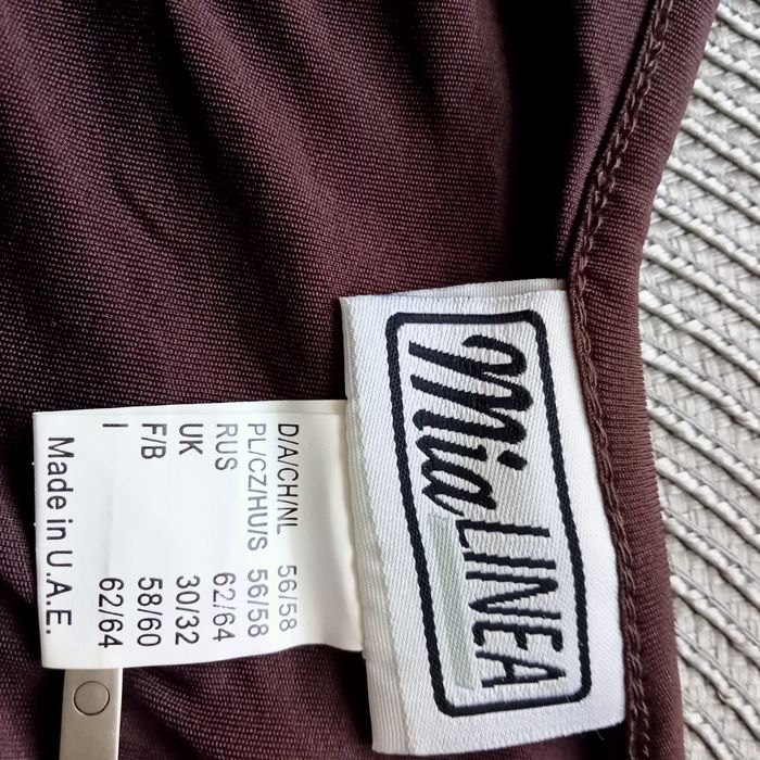Sukienka duża,z falbaną Mia Linea 56/58