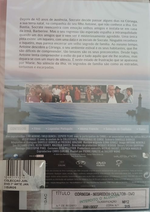 DVD Córsega Segredos Ocultos EMBALADO