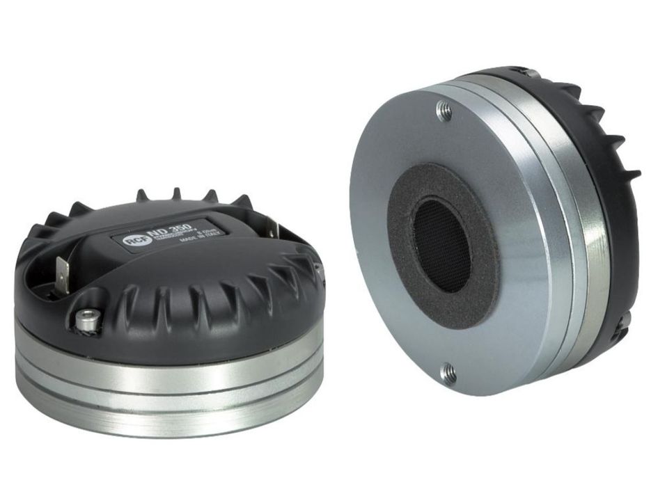2 RCF nd350 motor de compressão 1" altifalante de agudos NOVOS