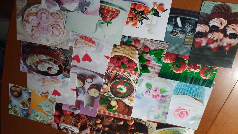 Листівки Солодощі, Кава, Чай